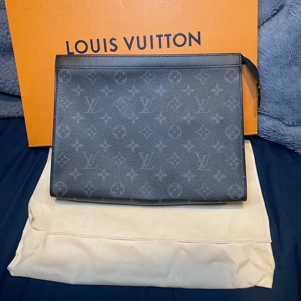 Louis Vuitton Monogram Eclipse Pochette Voyage